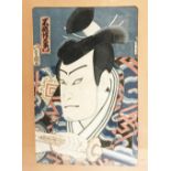 TWO JAPANESE WOODBLOCK PRINTS, BY UTAGAWA TOYOKUNI III