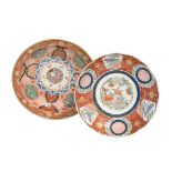 TWO JAPANESE IMARI DISHES