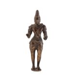 INDIAN BRONZE FIGURE OF SAMBANDAR, CHOLA PERIOD 12TH / 13TH CENTURY