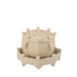 DEHUA OCTAGONAL 'MARCO POLO' CENSER AND STAND,KANGXI PERIOD