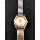 OMEGA CONSTELLATION GOLD PLATED AND STAINLESS STEEL GENTLEMAN'S WRISTWATCH