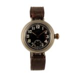 GENTLEMAN'S STAINLESS STEEL TRENCH WATCH