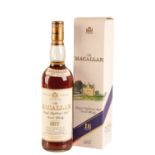 MACALLAN SINGLE HIGHLAND MALT SCOTCH WHISKY, AGED 18 YEARS