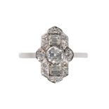 ART DECO STYLE DIAMOND RING