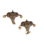 RAMS HEAD EARRINGS