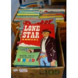 A COLLECTION OF VINTAGE ANNUALS to include, 'Lone Star', 'Scooby-Doo' and 'The Beano'