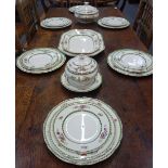 AN EDWARDIAN COPELAND SPODE DINNER SERVICE in the 'Spode's Glory' design