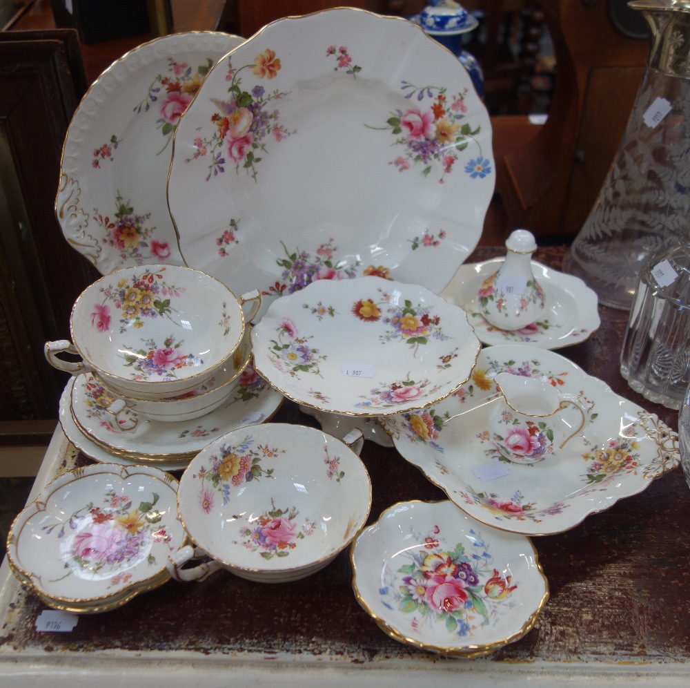 A COLLECTION OF ROYAL CROWN DERBY, DERBY POSIES' CERAMICS