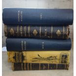A COLLECTION OF LATE 19TH/EARLY 20TH CENTURY BADMINTON MAGAZINES (five vols)