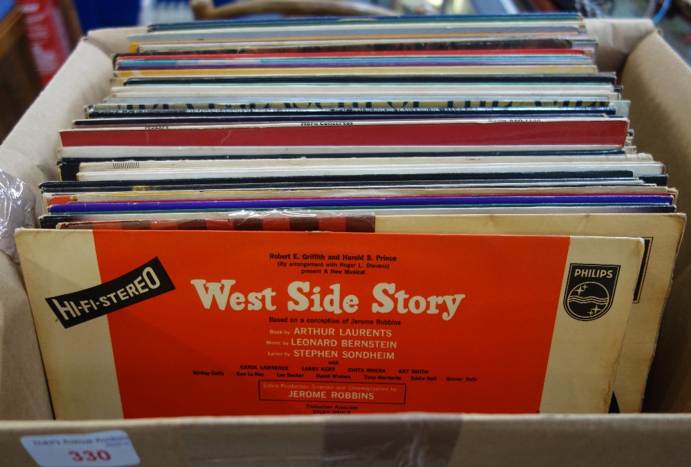 A COLLECTION OF LP RECORDS to include, 'West Side Story'