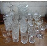 A COLLECTION OF GLASSWARE