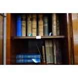 A COLLECTION OF 19TH CENTURY LEATHER BOUND BOOKS and others, including Strand Magazine, History of