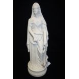 A VICTORIAN PARIAN FIGURE, 'HOPE', 34.5cm high