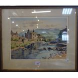 E CHARLES SIMPSON: 'Gayle, Upper Wensleydale', watercolour
