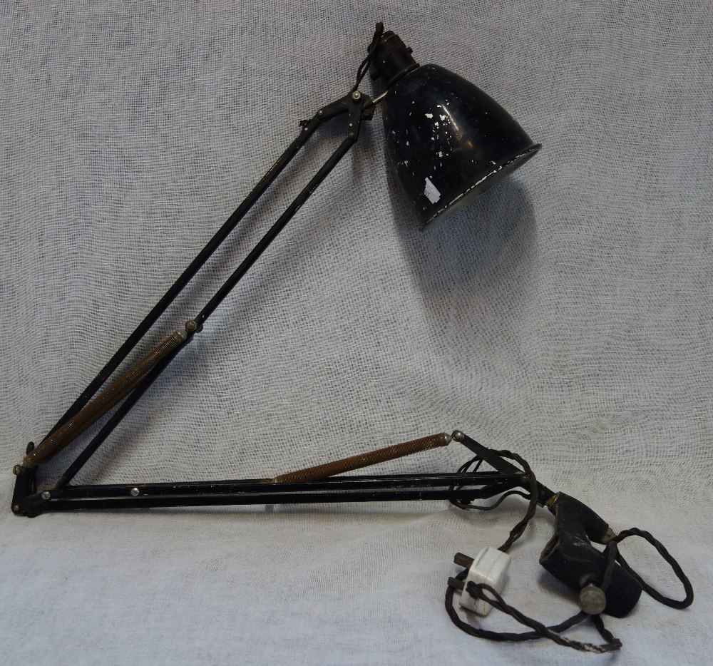 A VINTAGE ANGLEPOISE LAMP, in the stye of Herbert Terry