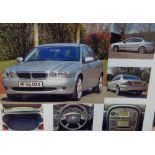 A JAGUAR X-TYPE S D FOUR DOOR DIESEL MOTOR CAR. MF56 UXA FIRST REGISTERED 14/02/2006 MOT expiry 10/