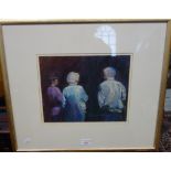 RICHARD TURNER: "Conversation Piece", pastel