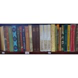 FOLIO SOCIETY: A collection of various vols (one shelf)