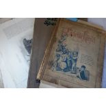 A COLLECTION OF 19TH CENTURY NURSERY VERSES, 'Dame Hicket, prints, cuttings and ephemera