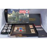 OSPREY GAMES; 'ESCAPE FROM COLDITZ' (as new) and a set of boulle (examine) (2)