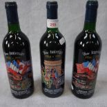 THREE BOTTLES OF BORDEAUX SUPERIEUR, 1994, '50eme Anniversaire' (D Day landings)