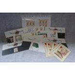 THOMAS HARDY INTEREST; A COLLECTION OF FIRST DAY COVERS and 20 pence stamps