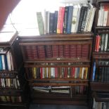 A COLLECTION OF BOOKS, including "Antiques and History" (contents of bookcase)