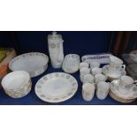 A 1960'S SPODE GOTHIC COFFEE SERVICE and other items