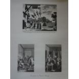 AFTER WILLIAM HOGARTH (1797-1764): "The Weighing House" and two frontispieces to "Tristram