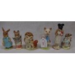 A COLLECTION OF BESWICK BEATRIX POTTER FIGURES, to include, 'Pickles' (6)