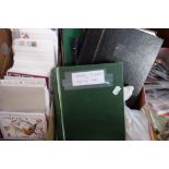 A LARGE COLLECTION OF GB STAMPS in albums, stock books and loose, first day covers and definitives