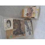 A COLLECTION OF POSTCARDS, photographs and Robert Burns ephemera