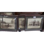 A COLLECTION OF 19TH CENTURY TOURIST PHOTOGRAPHS of Venice by P Salviati (framed)