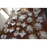 A COLLECTION OF ROYAL ALBERT OLD COUNTRY ROSES, to include a teaset, coffee wares, trinket dishes