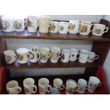 A COLLECTION OF ROYAL COMMEMORATIVE MUGS