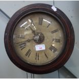 A 19TH CENTURY POSTMAN'S CLOCK