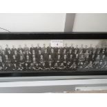 A VINTAGE BLACK AND WHITE DORCHESTER GRAMMAR SCHOOL GROUP PHOTOGRAPH (framed)