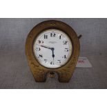 AN EDWARDIAN BEDSIDE CLOCK, WITH NIGHT REPEAT STRIKE LEVER MECHANISM, the dial inscribed, 'The