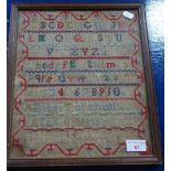 A VICTORIAN SAMPLER 'Agnes Turnbull aged 11 years'