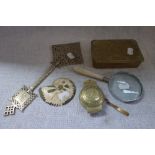 AN ETHIOPIAN CROSS, A 1914 PRINCESS MARY GIFT TIN, AND OTHER ITEMS