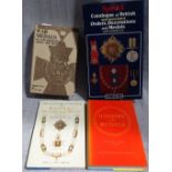 T CARTER & W H LONG ; 'WAR MEDALS OF THE BRITISH ARMY 1650-1891, A&A Press reprint 1972, and three