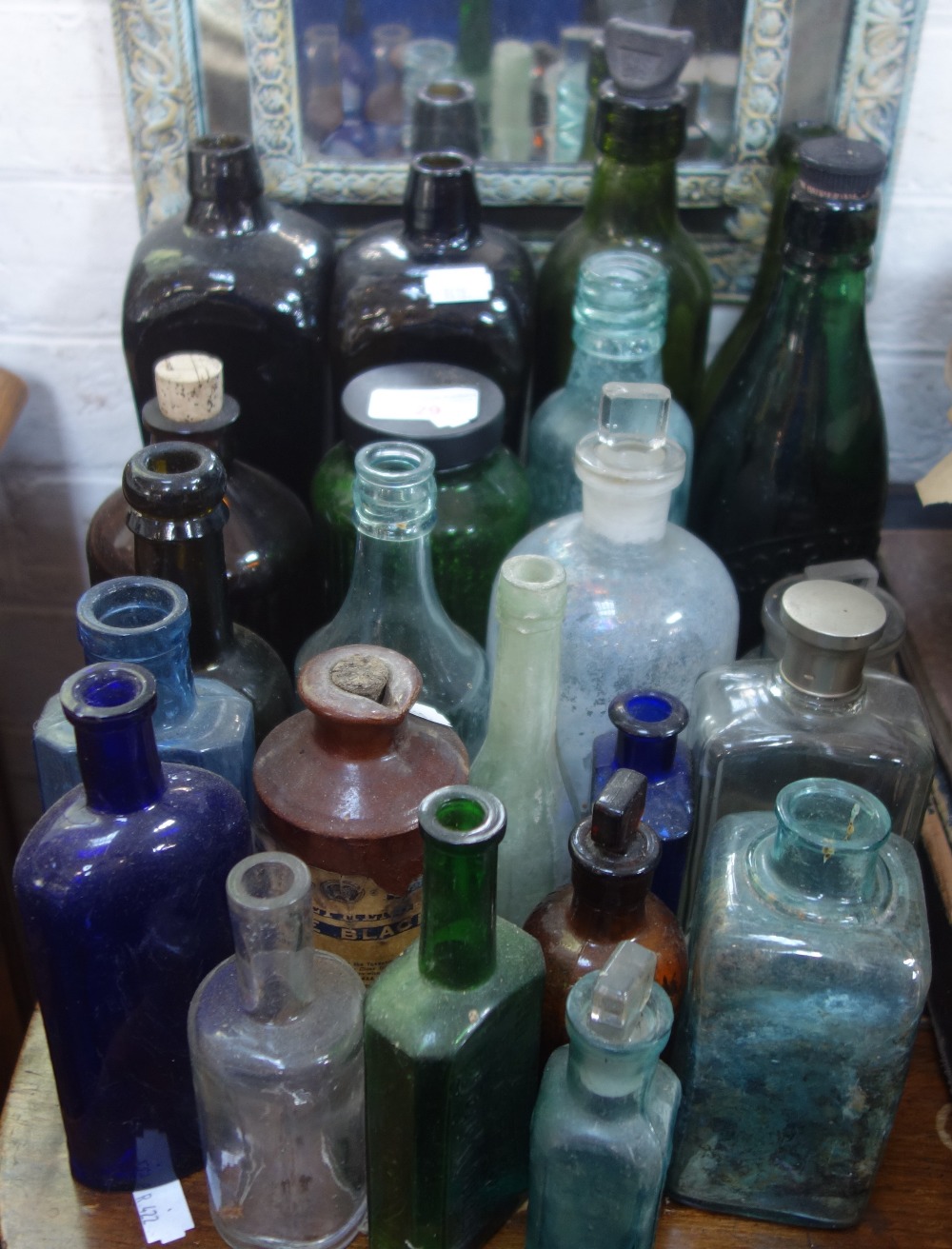 A COLLECTION OF VINTAGE BOTTLES