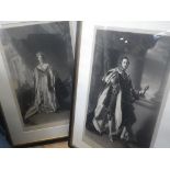 A PAIR OF ENGRAVINGS BY T L ATKINSON of Queen Victoria and Prince Albert