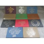 ELEVEN ROYAL MINT PROOF SETS, 1970'S-1980'S