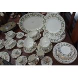 WEDGWOOD; A QUANTITY OF STRAWBERRY HILL COFFEE AND DINNER WARE and a collection of Wild Strawberry