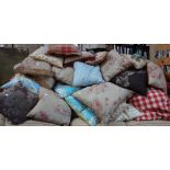 A LARGE QUANTITY OF SCATTER CUSHIONS