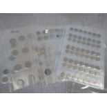 A COLLECTION OF PRE-DECIMAL AND FOREIGN COINS, INCLUDING SOME PRE 1947 SILVER