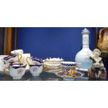 A COLLECTION OF ROYAL ALBERT TEAWARE, a Bisque 'Bubbles' figure and similar ceramics