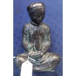 AUSTIN PROD; A 1960S CAST PLASTER STUDY OF AN ORIENTAL SCHOLAR, 22cm high