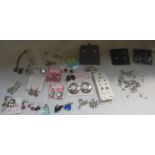 A COLLECTION OF COSTUME JEWELLERY, mainly earstuds